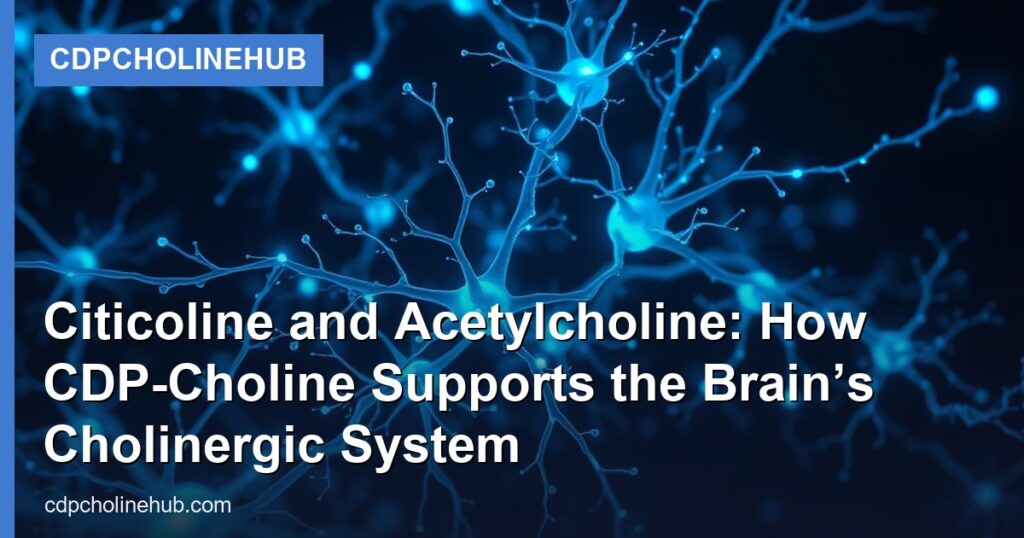 Citicoline and Acetylcholine: How CDP-Choline Supports the Brain’s Cholinergic System - CDPCholineHub