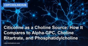 Citicoline as a Choline Source: How It Compares to Alpha-GPC, Choline Bitartrate, and Phosphatidylcholine