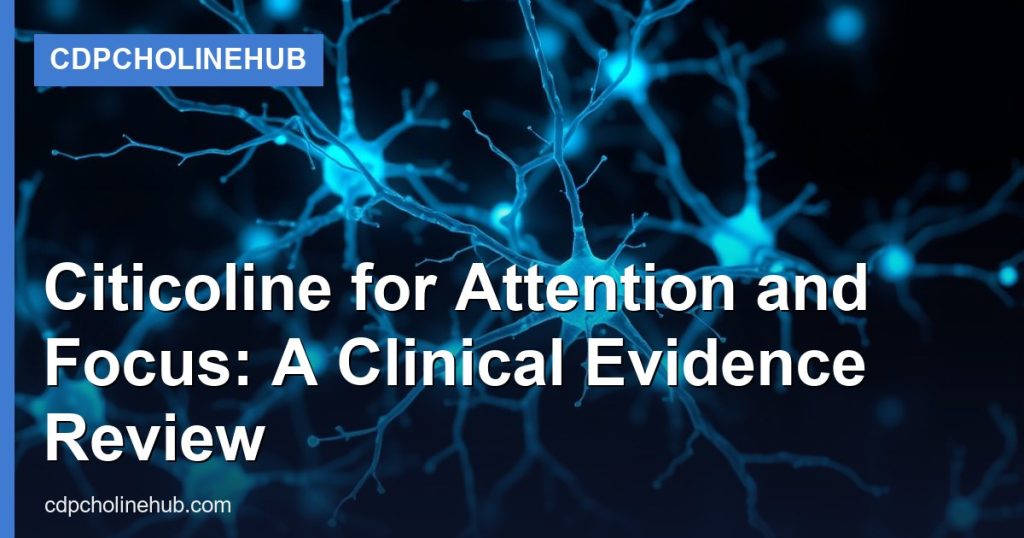 Citicoline for Attention and Focus: A Clinical Evidence Review - CDPCholineHub