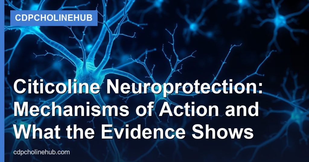 Citicoline Neuroprotection: Mechanisms of Action and What the Evidence Shows - CDPCholineHub