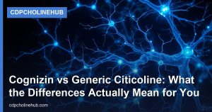 Cognizin vs Generic Citicoline: What the Differences Actually Mean for You