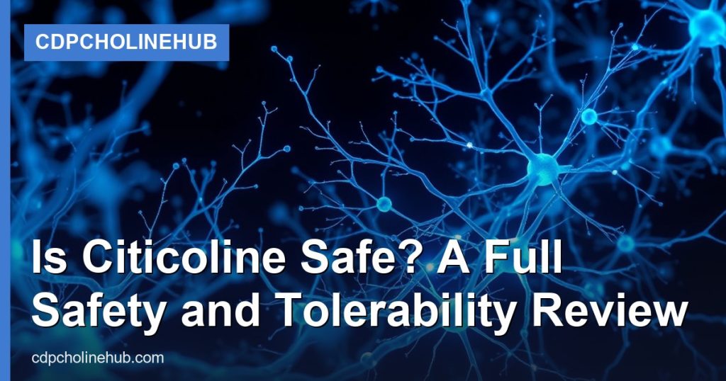 Is Citicoline Safe? A Full Safety and Tolerability Review - CDPCholineHub