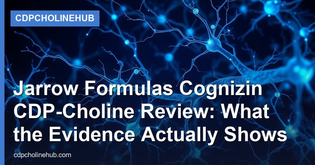 Jarrow Formulas Cognizin CDP-Choline Review: What the Evidence Actually Shows - CDPCholineHub