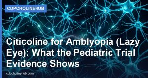 Citicoline for Amblyopia (Lazy Eye): What the Pediatric Trial Evidence Shows