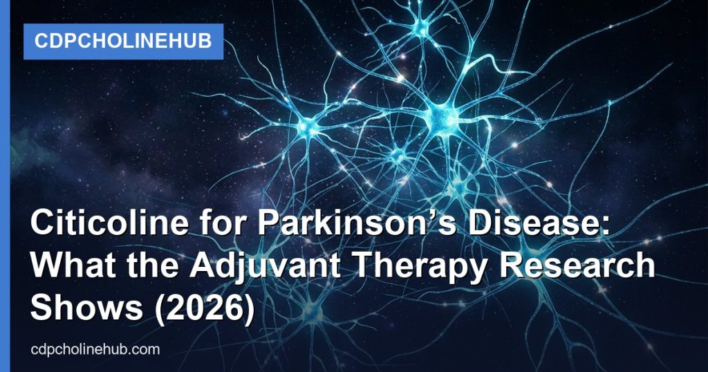 Citicoline for Parkinson’s Disease: What the Adjuvant Therapy Research Shows (2026) - CDPCholineHub