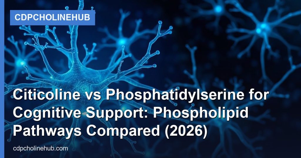 Citicoline vs Phosphatidylserine for Cognitive Support: Phospholipid Pathways Compared (2026) - CDPCholineHub