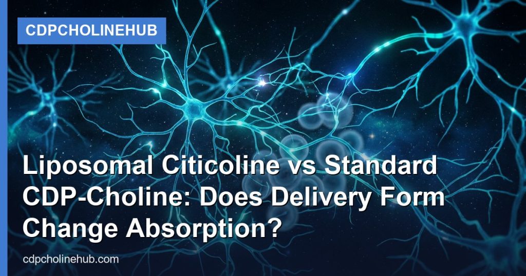 Liposomal Citicoline vs Standard CDP-Choline: Does Delivery Form Change Absorption? - CDPCholineHub